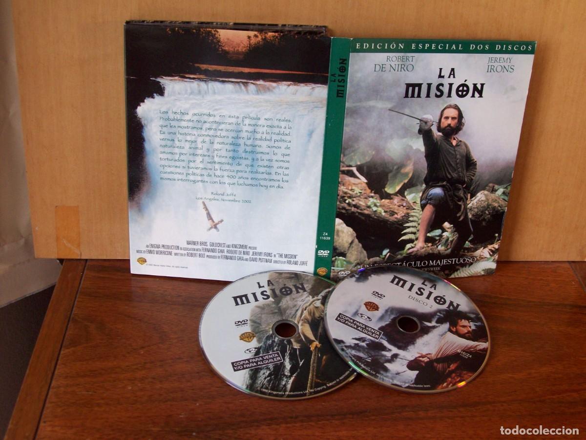 Cine: LA MISION - ROBERT DE NIRO - JEREMY IRONS - DOBLE DVD E. ESPECIAL CON ESTUCHE DE CARTON