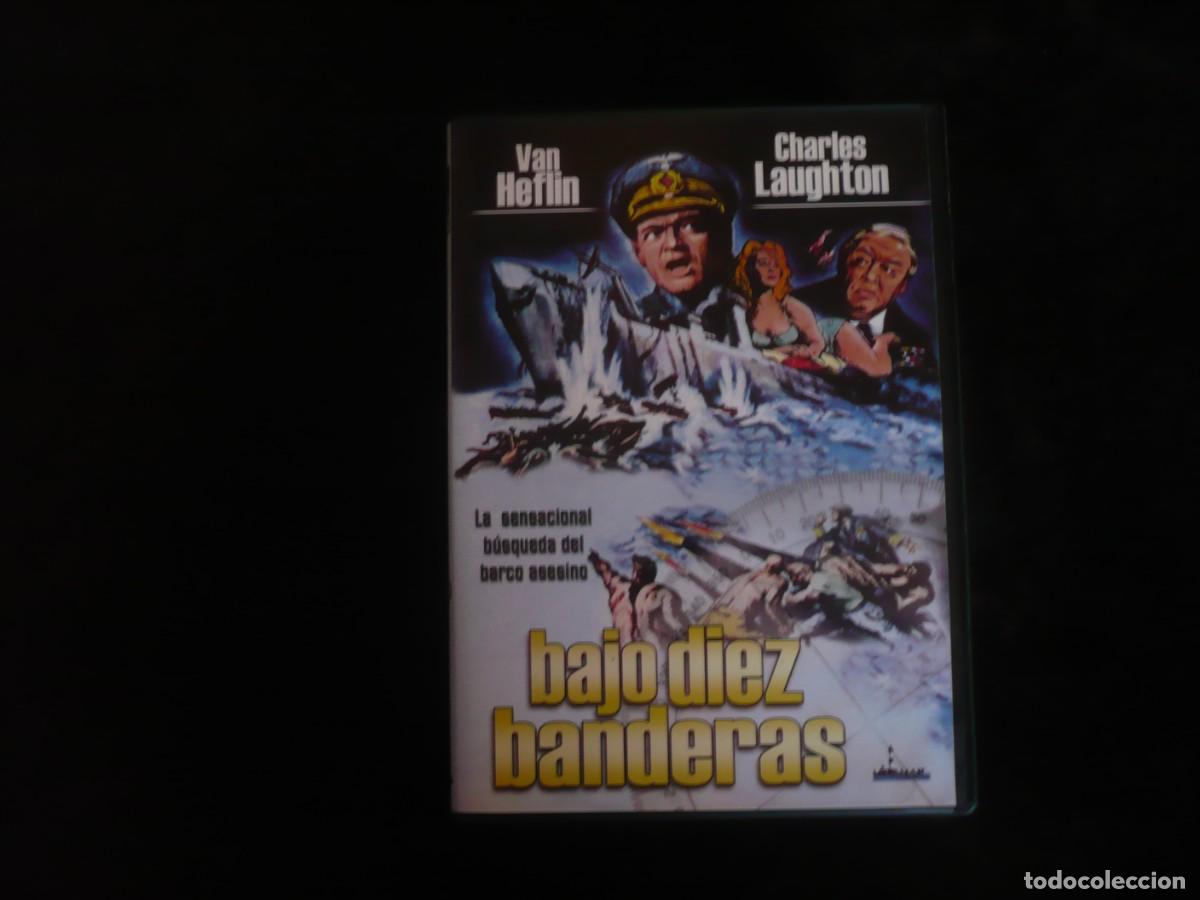 Cine: bajo diez banderas - dvd casi como nuevo