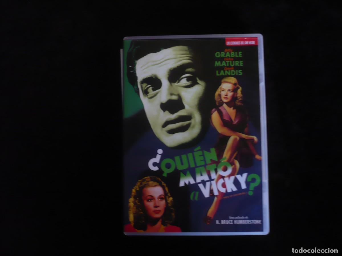 Cine: quien mato a vicky - victor mature - dvd como nuevo con librito