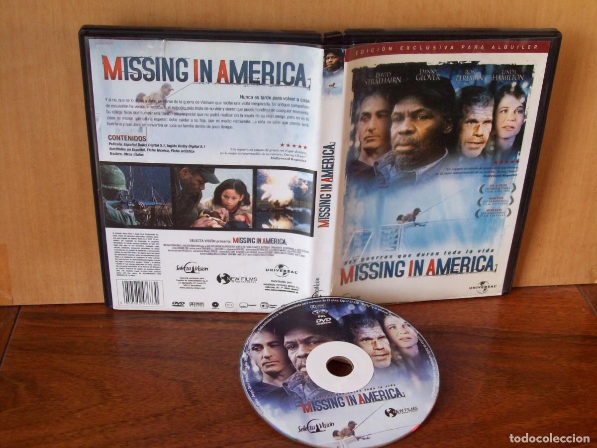 Cine: MISSING IN AMERICA - DAVID STRATHAIRN - DANNY GLOVER - RON PERLMAN - DVD EDICION ALQUILER