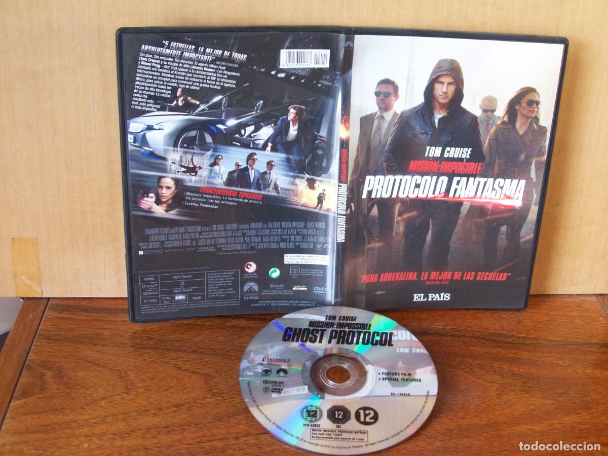 Cine: MISION:IMPOSIBLE - PROTOCOLO FANTASMA - TOM CRUISE - DVD CAJA FINA EDICION AL PAIS