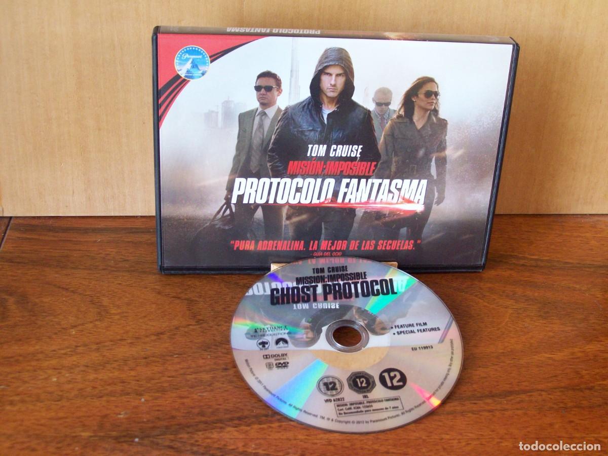 Cine: MISION:IMPOSIBLE - PROTOCOLO FANTASMA - TOM CRUISE - JEREMY RENNER - SIMON PEGG - DVD
