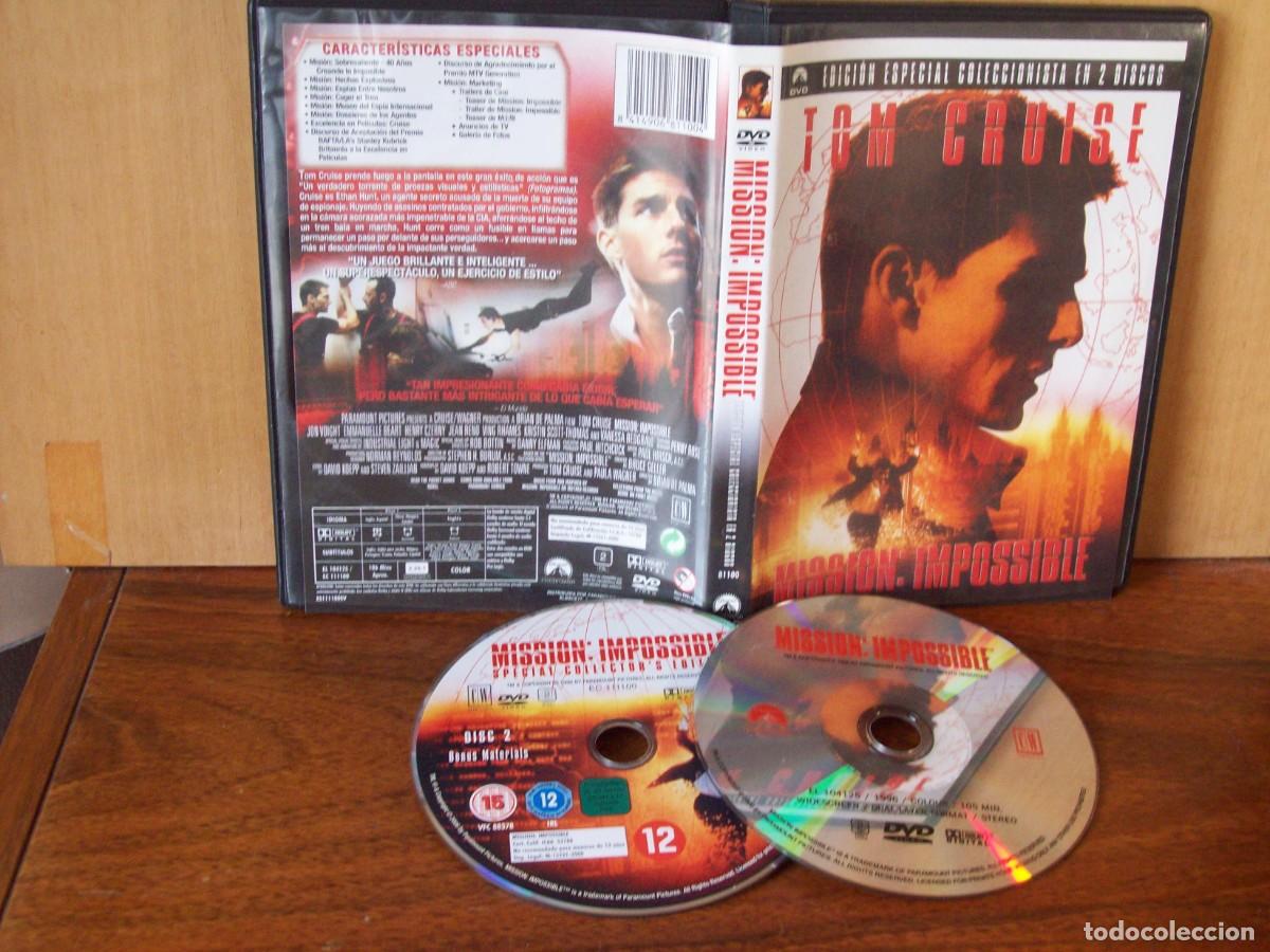 Cine: MISSION : IMPOSSIBLE - TOM CRUISE - JON VOIGHT - HENRY CZERNI EDICION ESPECIAL DOBLE DVD