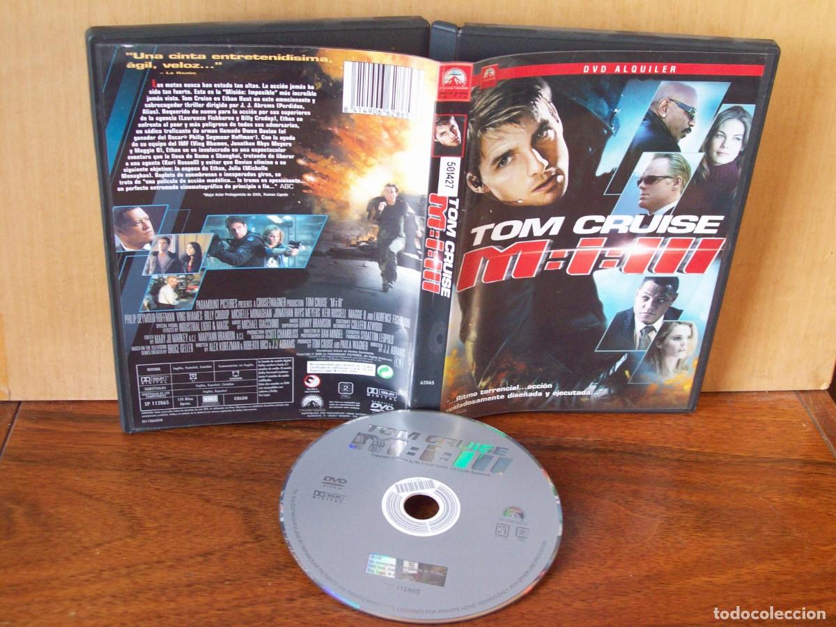 Cine: M : I : III MUISION IMPOSIBLE III - TOM CRUISE PHILLIPS SEYMOUR - DVD EDICION ALQUILER