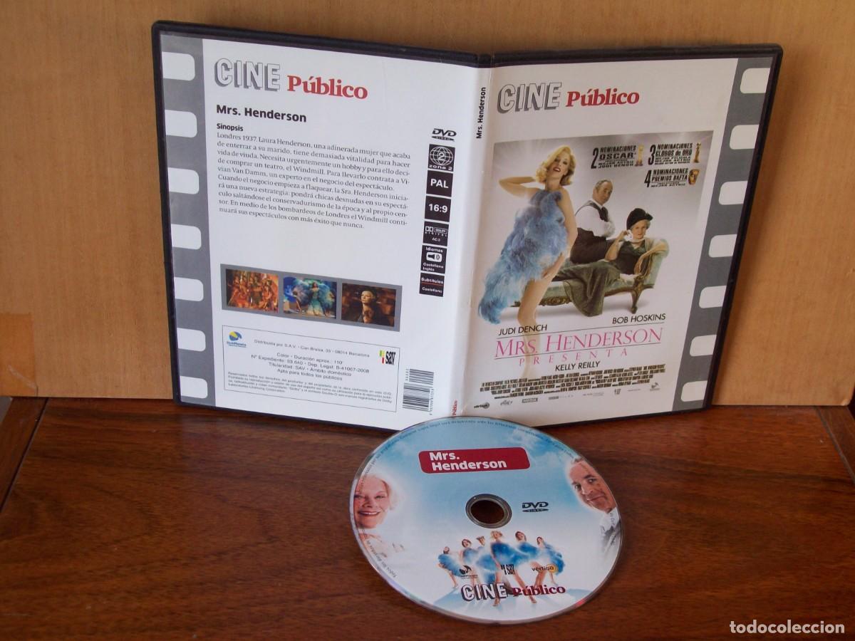 Cine: MRS. HENDERSON - JUDI DENCH - BOB HOSKINS - DVD CAJA FINA EDICION PERIODICO PUBLICO