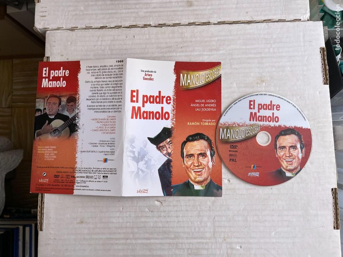 Cine: EL PADRE MANOLO - MONOLO ESCOBAR - PELICULA DVD CAJA CARTON ULTRAFINO KREATEN
