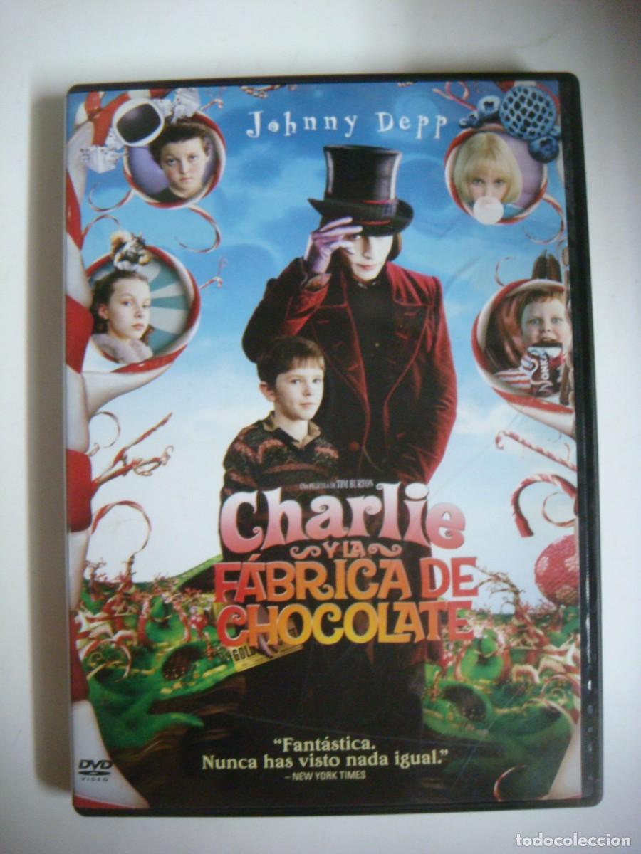 Cine: D.V.D. DE CHARLIE Y LA FABRICA DE CHOCOLATE CON JOHNNY DEPP-(G)-CAJ-N&ordm;-3
