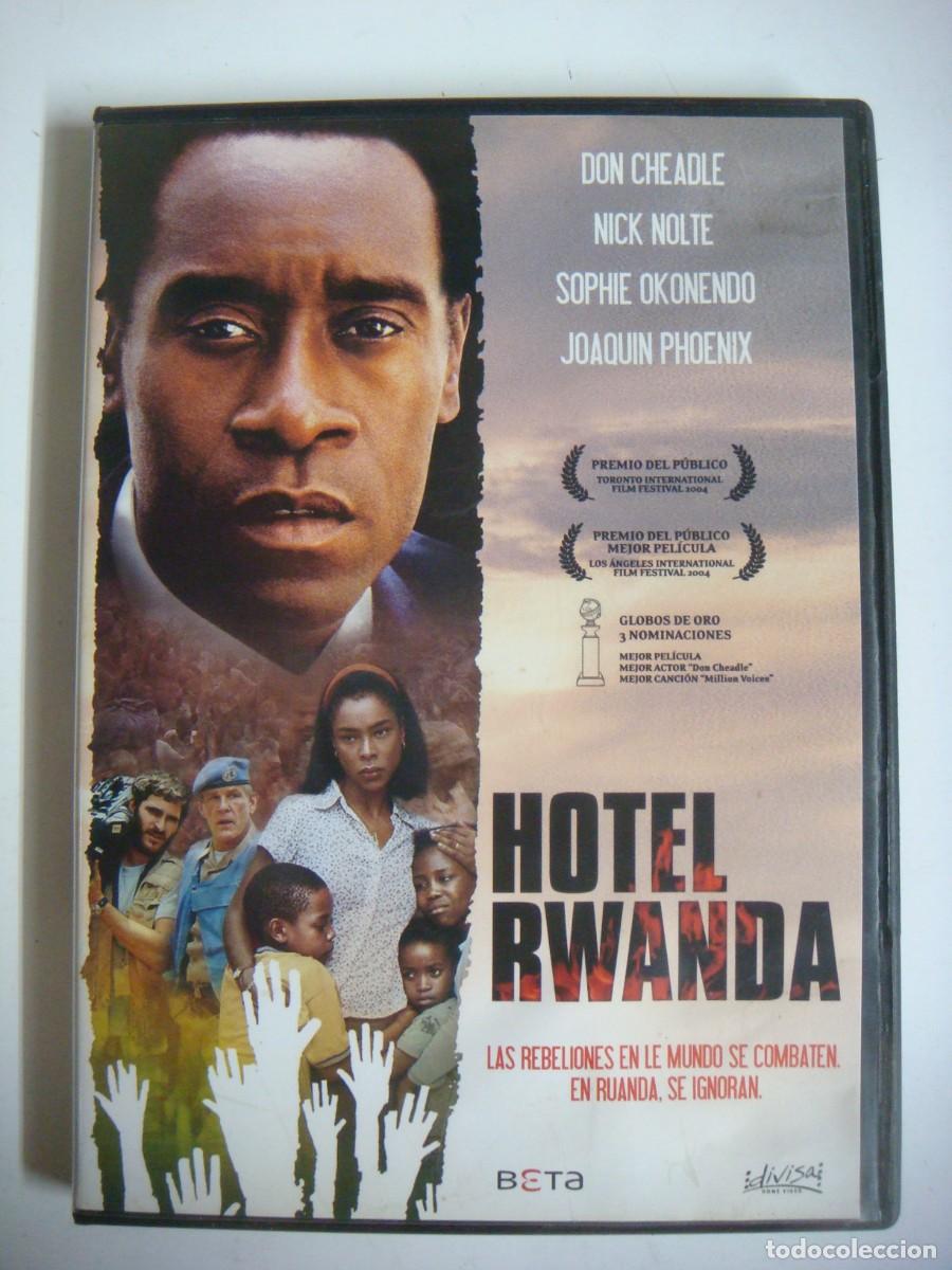 Cine: D.V.D. DE HOTEL RWANDA CON DON CHEADLE-(G)-CAJ-N&ordm;-3