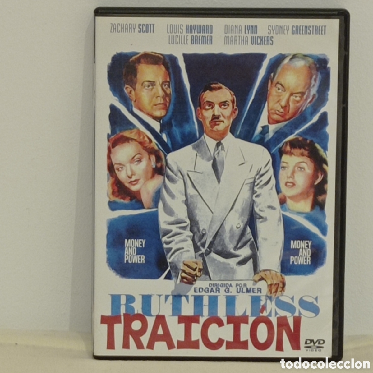 Cine: TRAICION, E.G.ULMER(1948): Z.SCOTT -COMO NUEVA-