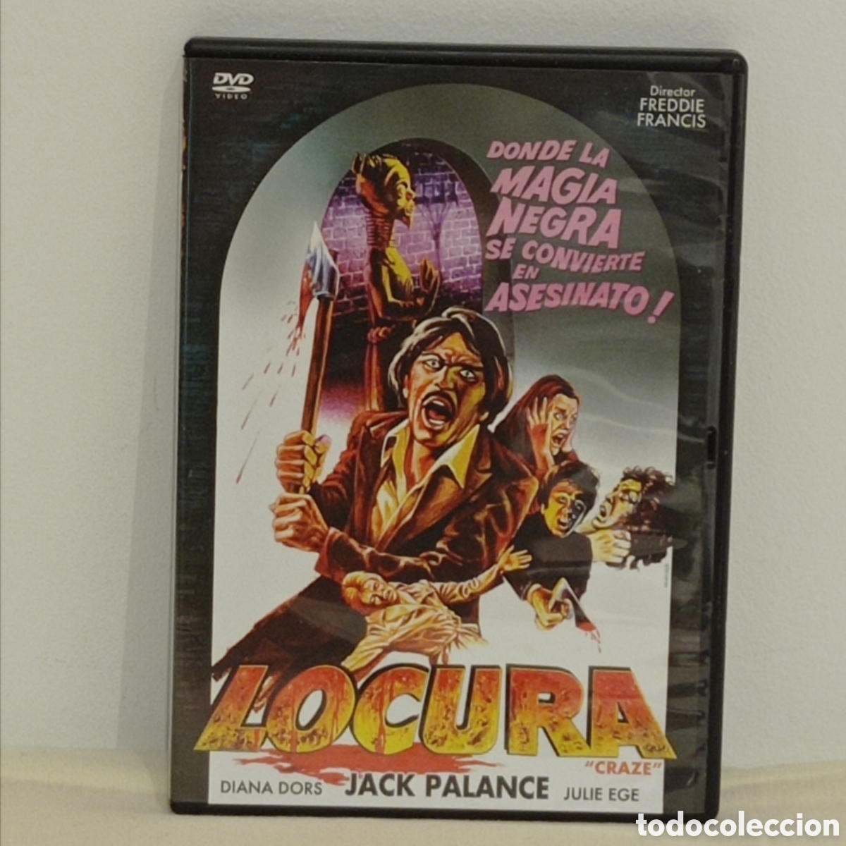 Cine: LOCURA, F.FRANCIS (1974): J.PALANCE -COMO NUEVA-