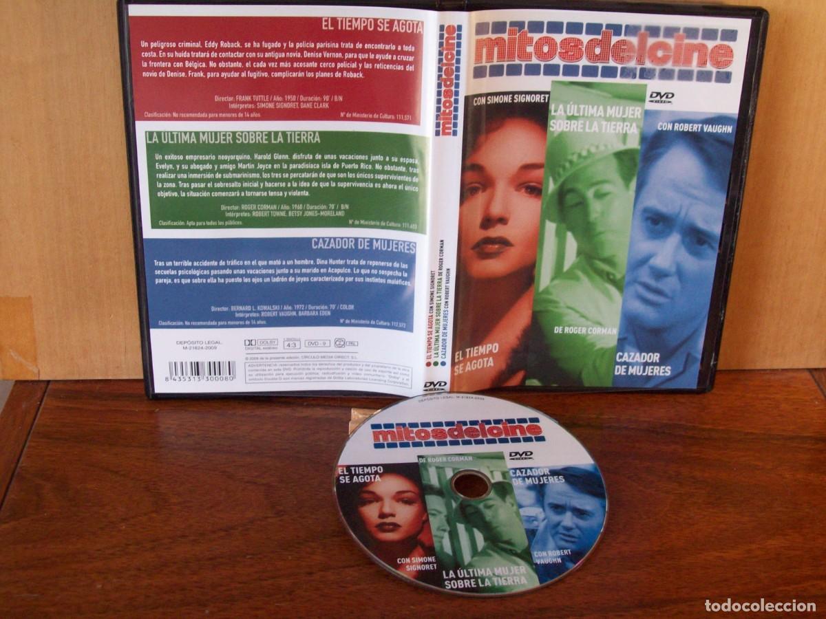 Cine: MITOS DEL CINE: EL TIEMPO SE AGOTA - LA ULTIMA MUJER.. - CAZADOR DE MUJERES - 1 DVD