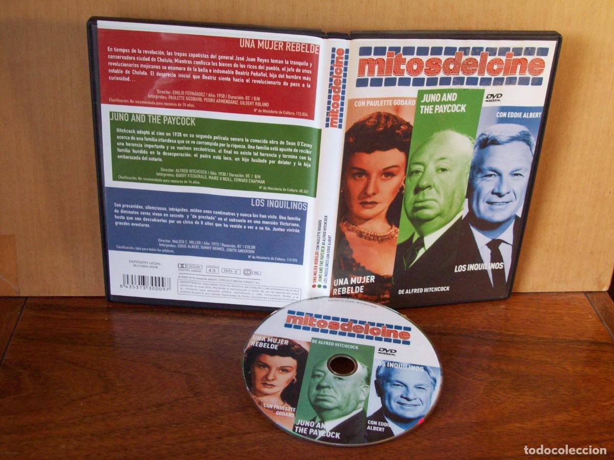 Cine: MITOS DEL CINE: UNA MUJER REBELDE - JUNO AND THE PAYCOCK - LOS INQUILINOS - 1 SOLO DVD