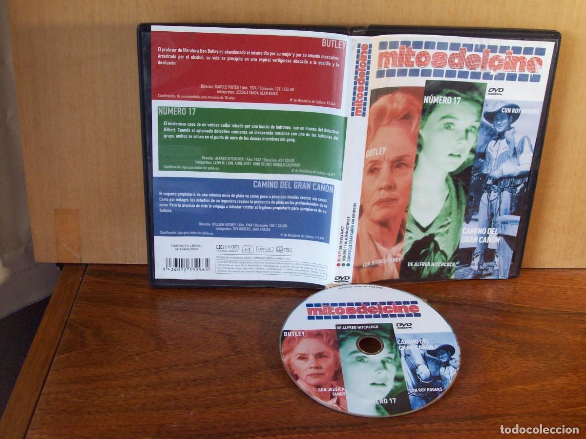 Cine: MITOS DEL CINE : BUTLEY - NUMERO 17 - CAMINO DEL GRAN CA&Ntilde;&Oacute;N - 3 PELICULAS EN 1 SOLO DVD