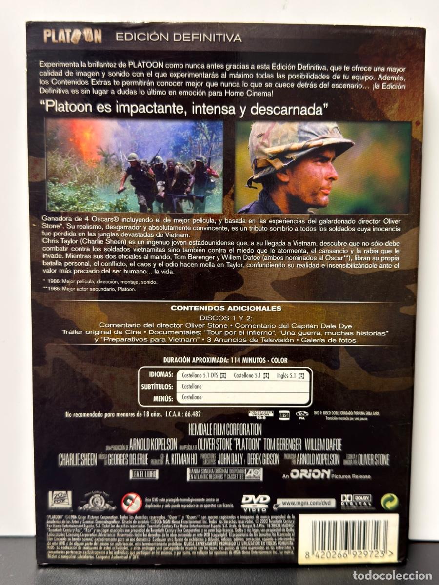 Cine: Platoon (Edici&oacute;n Definitiva) (2xDVD) - Foto 2