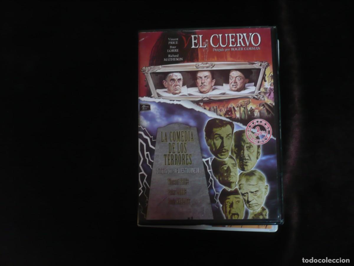Cine: el cuervo y la comedia de los horrores - vincent price - dvd casi como nuevos