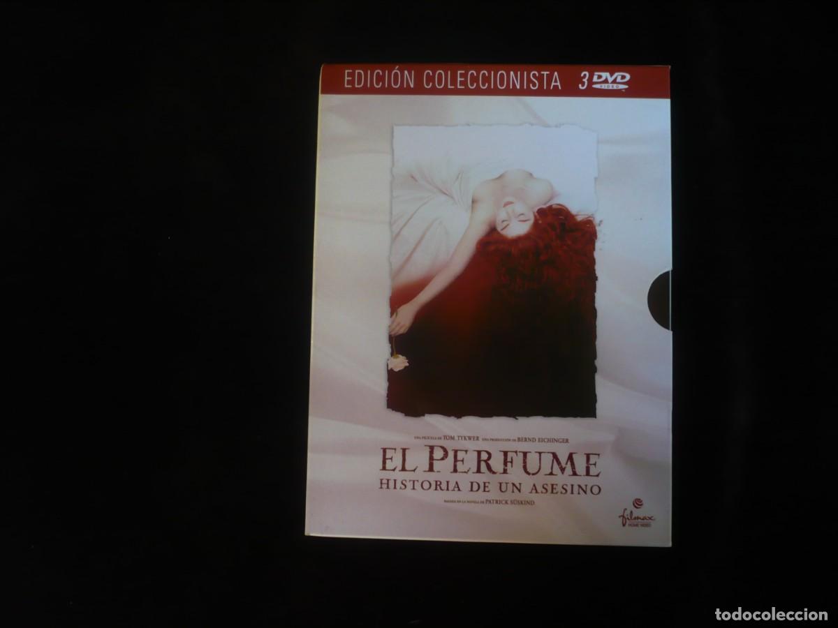 Cine: el perfume historia de un asesino - edicion coleccionista con 3 dvd como nuevos inencontrable