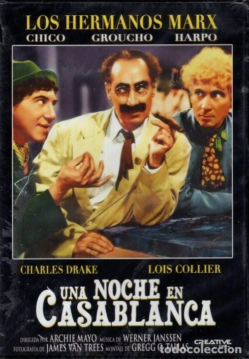 Cine: UNA NOCHE EN CASABLANCA DVD (HERMANOS MARX) - UNA HILARANTE PELICULA QUE HARA LAS DELICIAS DE TODOS