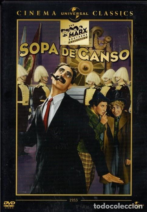 Cine: SOPA DE GANSO. DVD- UNA DE LAS MAS INGENIOSAS Y APLAUDIDAS DE LOS HERMANOS MARX
