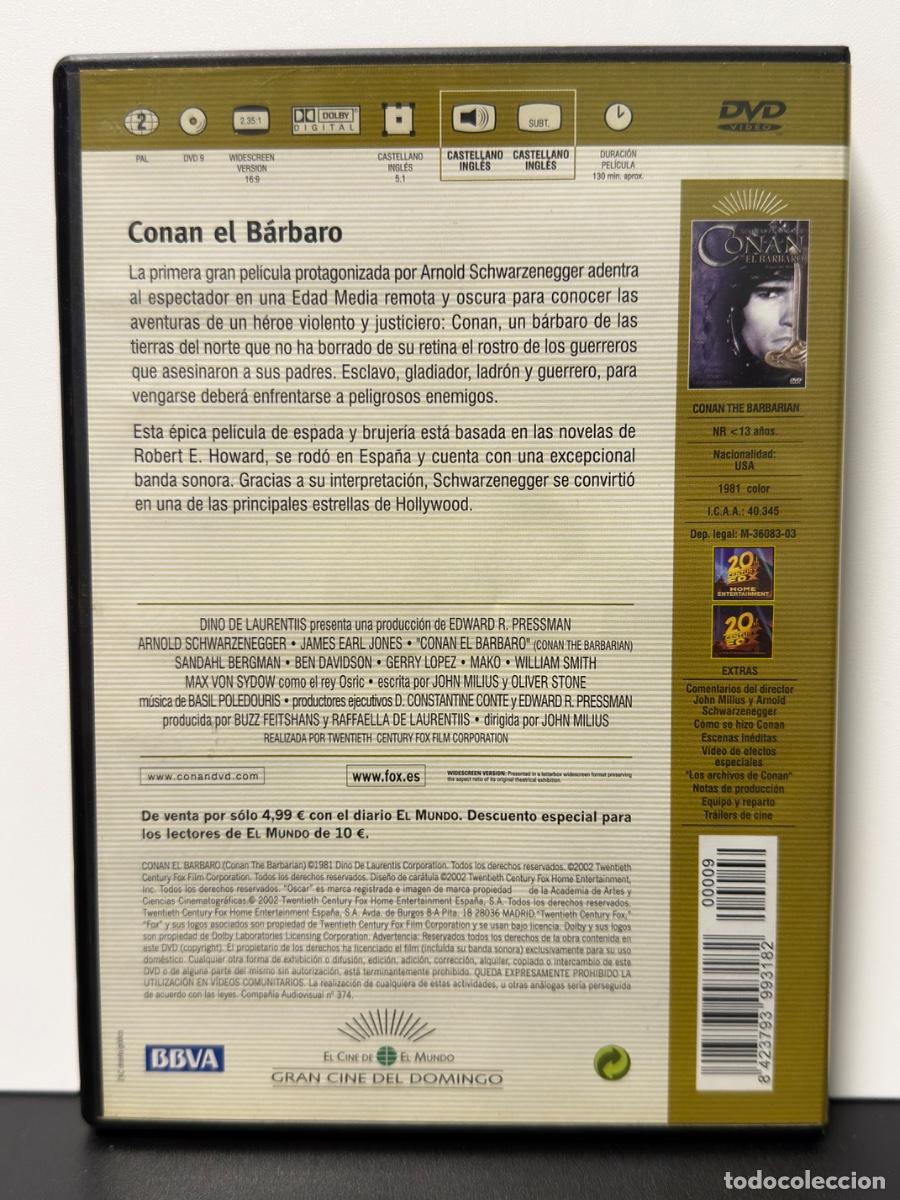 Cine: Conan El Barbaro (DVD) - Foto 2