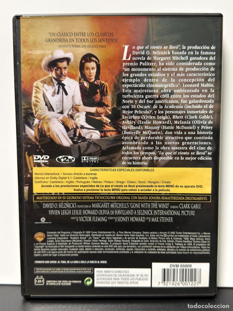 Cine: Lo Que El Viento Se Llev&oacute; (DVD) - Foto 2