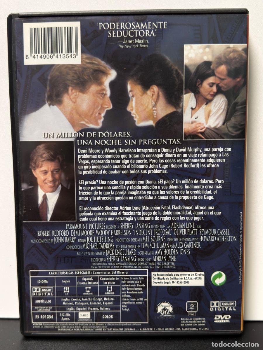 Cine: Una Proposici&oacute;n Indecente (DVD) - Foto 2