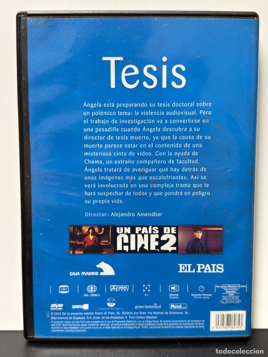 Cine: Tesis (DVD) Alejandro Amenabar - Foto 2