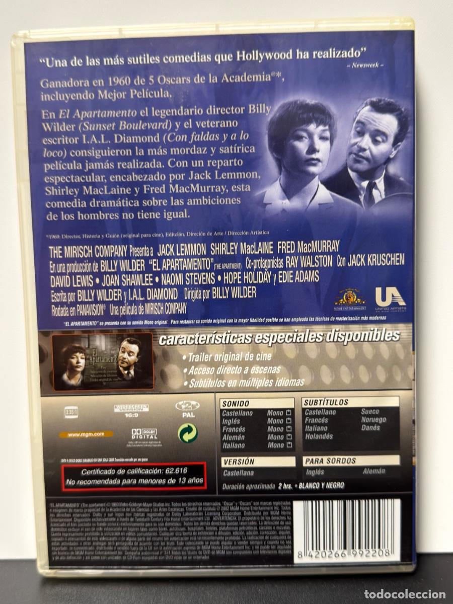 Cine: El Apartamento (DVD) Jack Lemmon - Foto 2