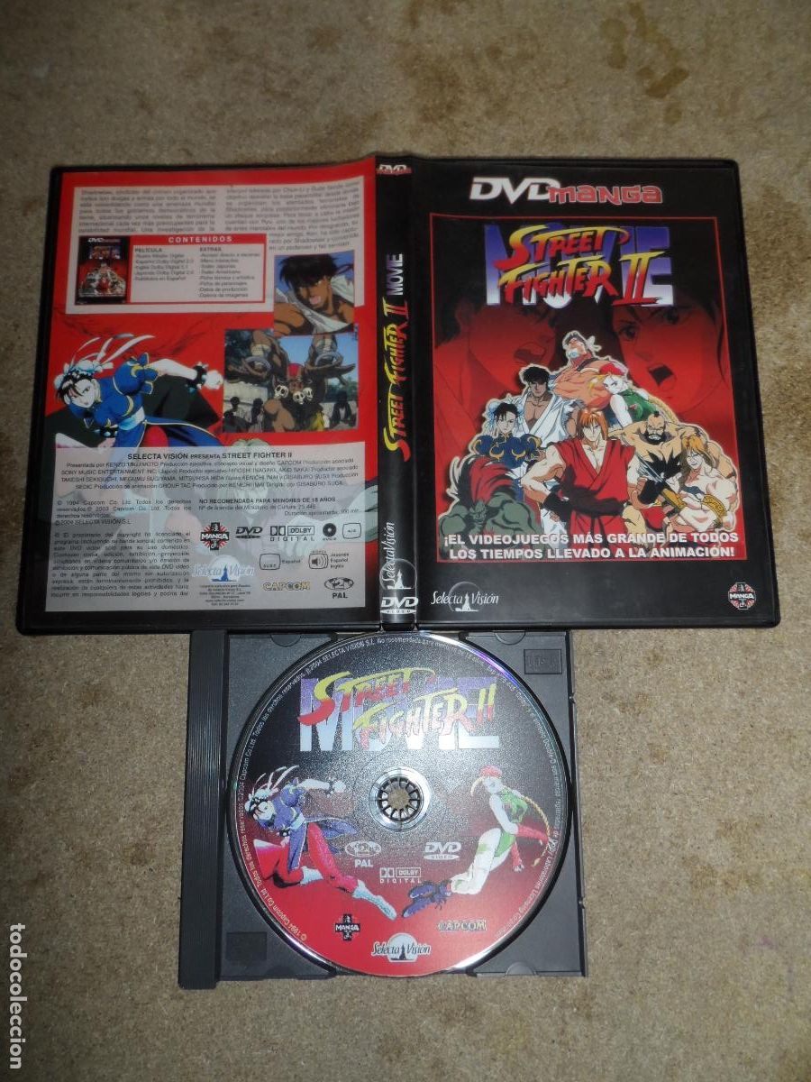 Cine: DVD - STREET FIGHTER II MOVIE (ANIME)