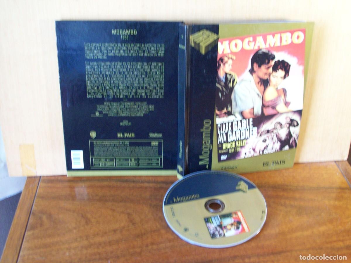 Cine: MOGAMBO - CLARK GABLE- AVA GARDNER - DVD EDICION TAPAS DURAS CON LIBRETO 60 PAGINAS