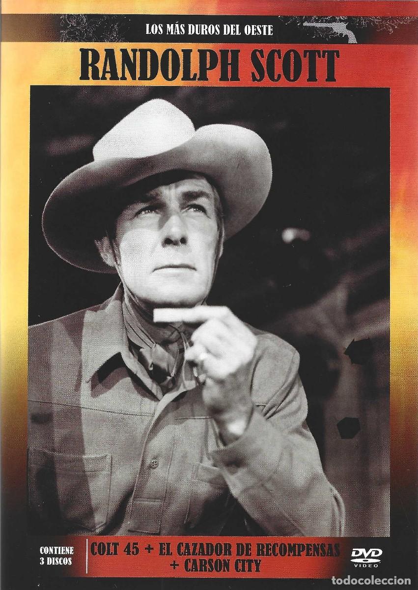 Cinema: RANDOLPH SCOTT COLT 45 + CAZADOR DE RECOMPENSAS + CARSON CITY
