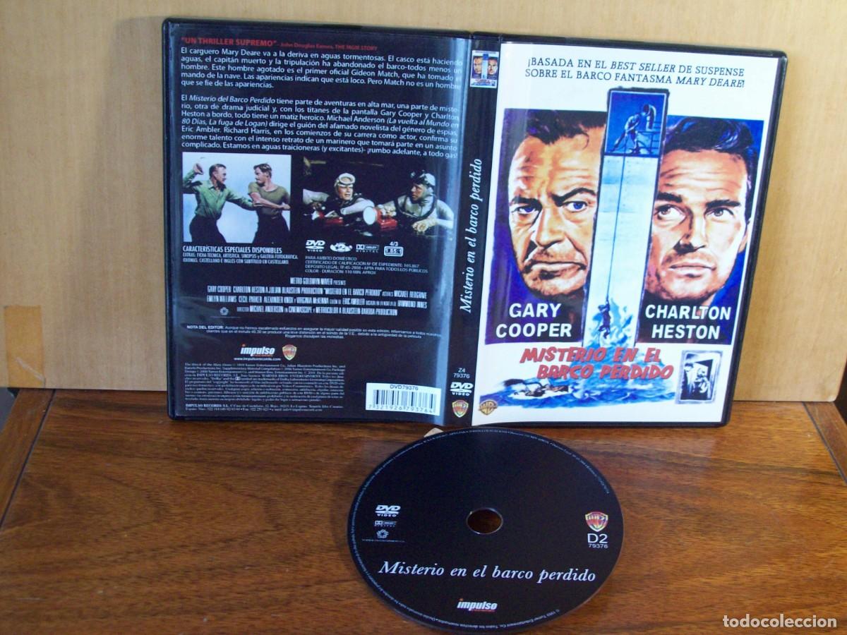 Cine: MISTERIO EN EL BARCO PERDIDO - GARY COOPER - CHARLTON HESTON - DVD