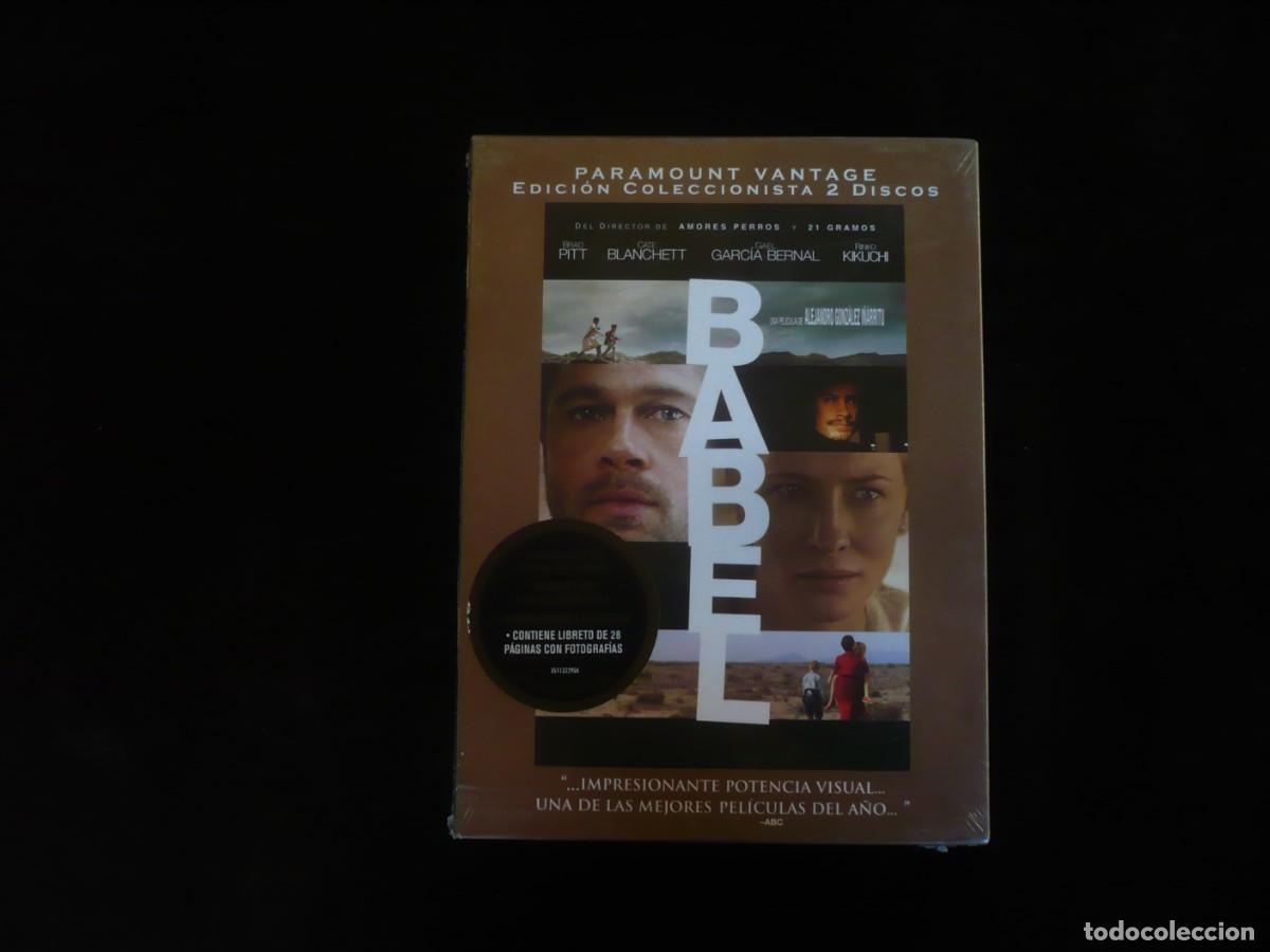 Cine: babel - edicion coleccionista 2 discos con libreto de 28 paginas - dvd nuevo precintado