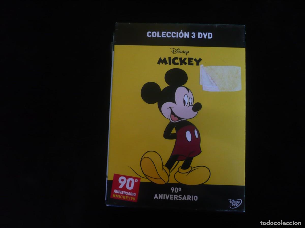 Cine: mickey 90&ordm; aniversario - coleccion 3 dvd - dvd nuevo precintado