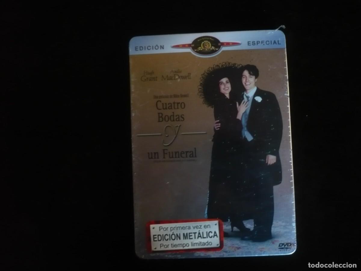 Cine: cuatro bodas y un funeral - edicion especial en caja metalica - dvd nuevo precintado