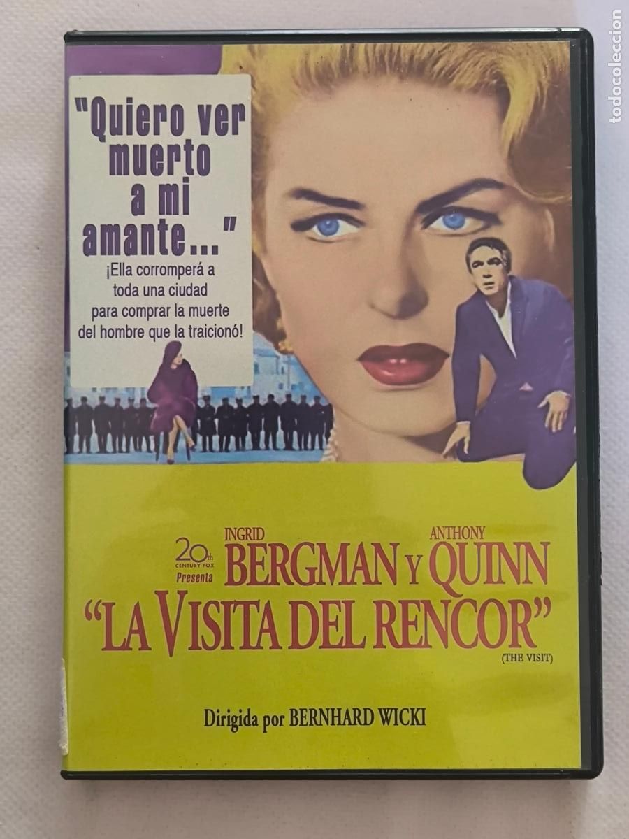 Cinema: DVD LA VISITA DEL RENCOR - INGRID BERGMAN, ANTHONY QUINN (5Rw)