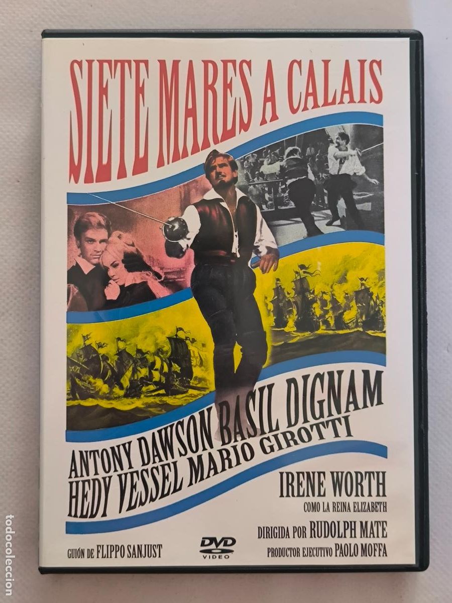 Cine: DVD SIETE MARES A CALAIS - IRENE WORTH (5R)