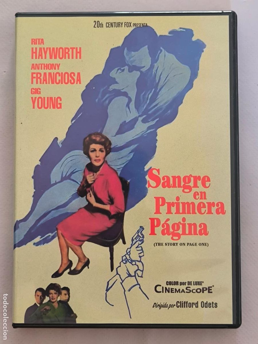 Cine: DVD SANGRE EN PRIMERA PAGINA - RITA HAYWORTH (5Uw)