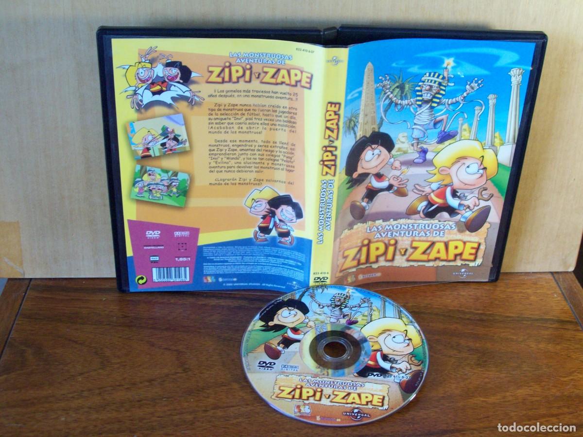 Cine: LAS MONSTRUOSAS AVENTURAS DE ZIPY Y ZAPE - DVD
