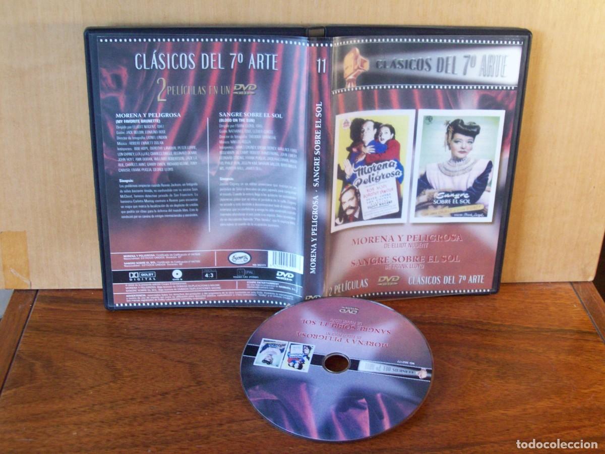Cine: MORENA Y PELIGROSA + SANGRE SOBRE EL SOL - 2 PELICULAS EN 1 SOLO DVD