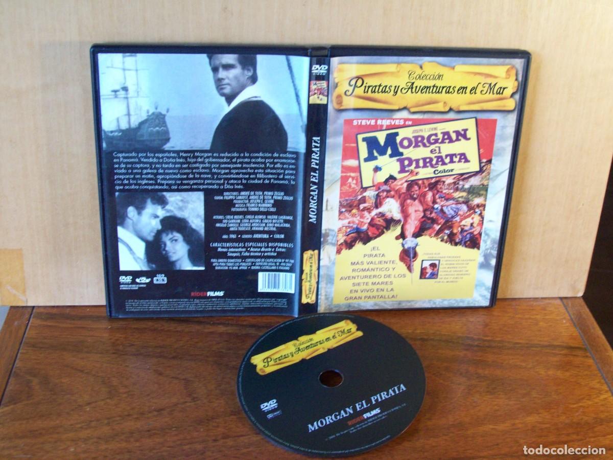 Cine: MORGAN EL PIRATA - STEVE REEVES - CHELO ALONSO - VALERIE LAGRANGE -IVO GARRANI - DVD COLOR