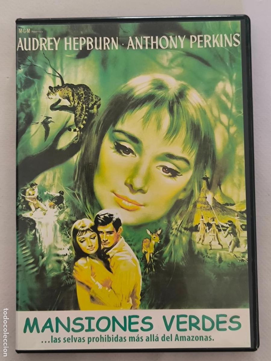 Cine: DVD MANSIONES VERDES - AUDREY HEPBURN, ANTHONY PERKINS (5Uw)