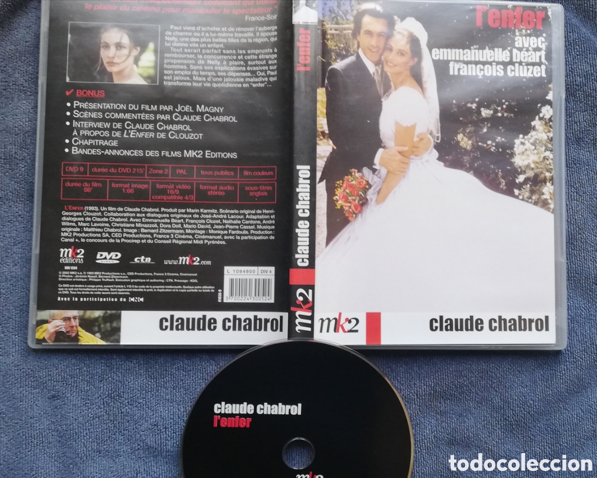 Cine: L'Enfer DVD Claude Chabrol