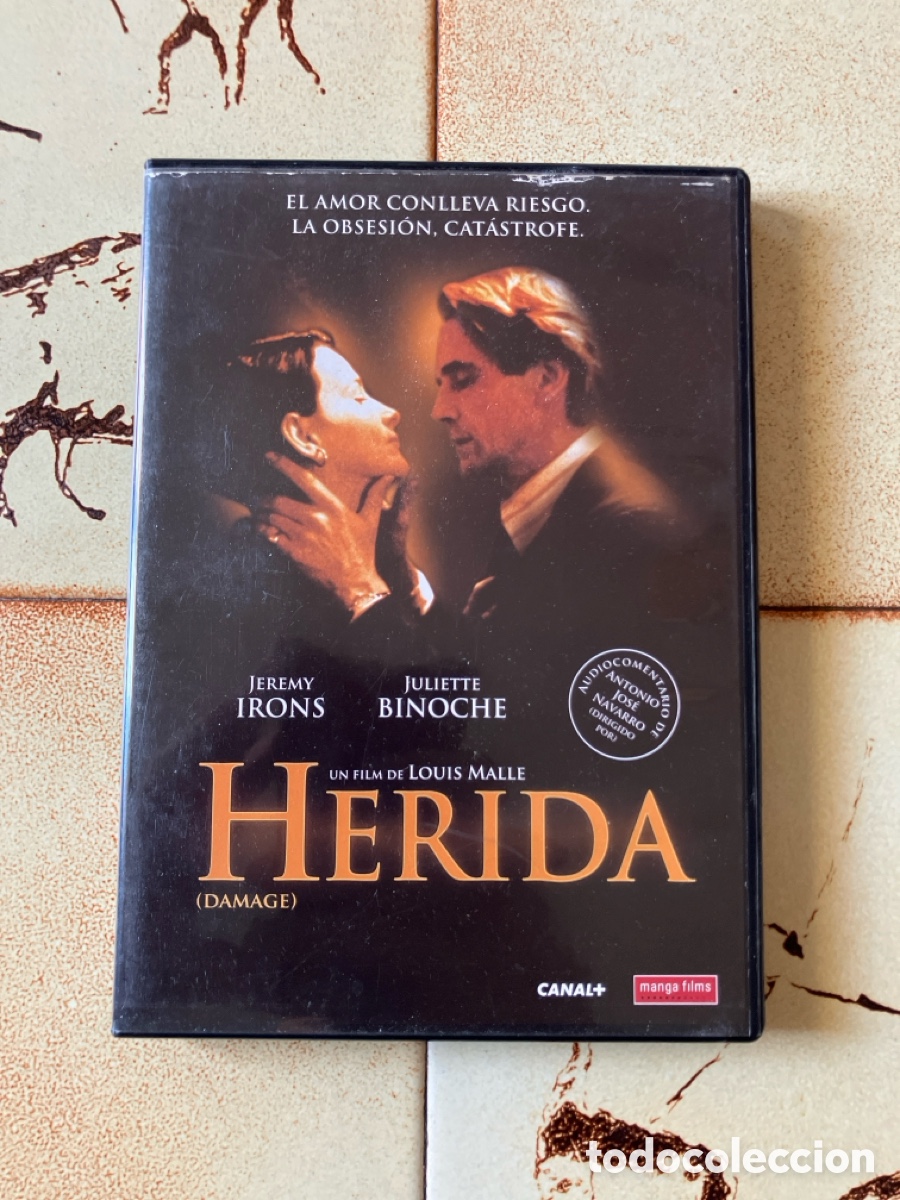 Cine: Herida - Damage / DVD / Louis Malle