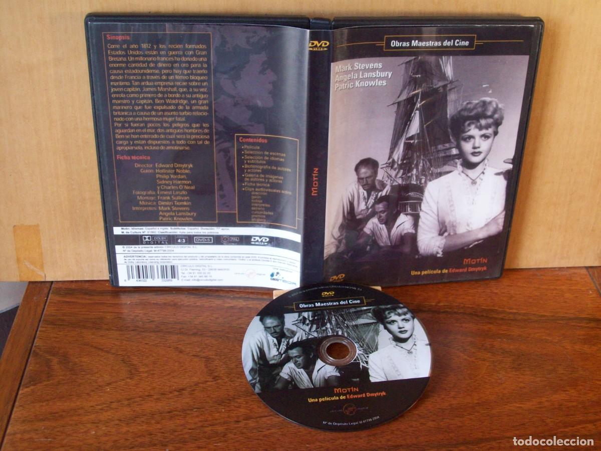 Cine: MOTIN -. MARK STEVENS - ANGELA LANSBURY - PATRICK KNOWLES - DVD EN BLANCO Y NEGRO