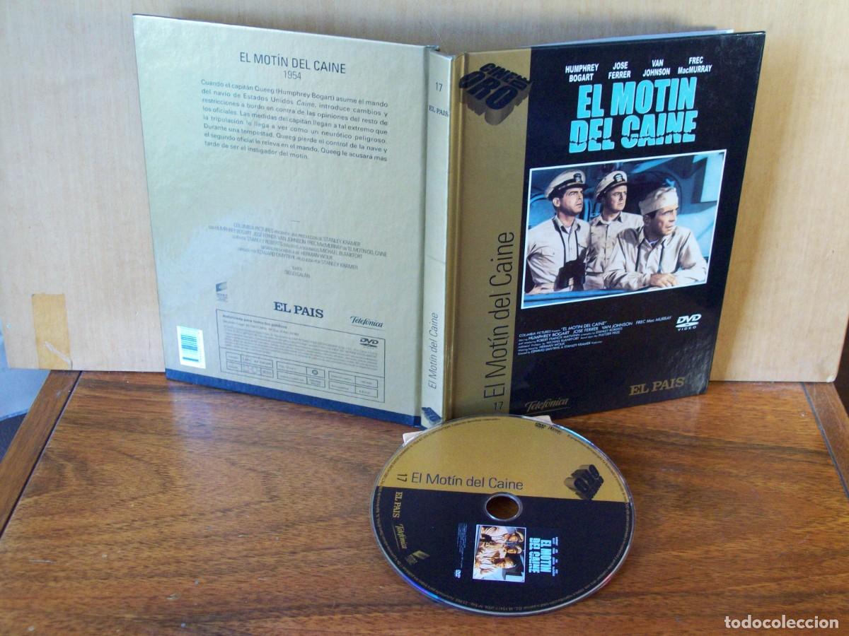 Cine: EL MOTIN DEL CAINE - HUMPHREY BOGART - JOSE FERRER VAN JOHNSON - DVD TAPAS DURAS CON LIBRETO