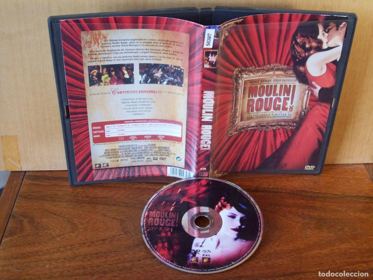 Cine: MOULIN ROUGE - NICOLE KIDMAN - EWAN McGREGOR - JOHN LEGUIZAMO - DVD