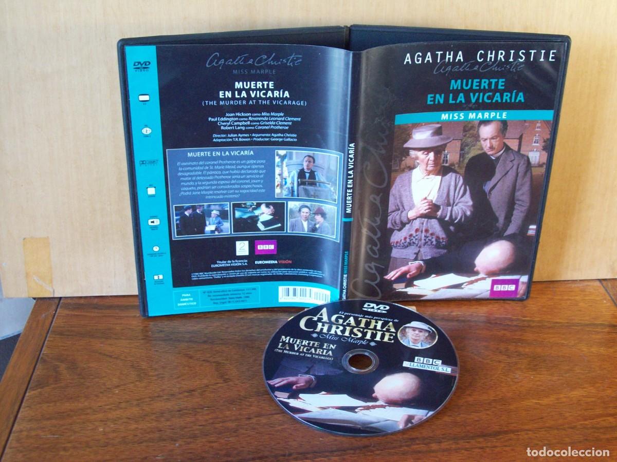 Cine: MUERTE EN LA VICARIA DE AGATHA CHRISTIE - JOAN HICKSON -PAUL EDINGTOON - DVD CAJA FINA