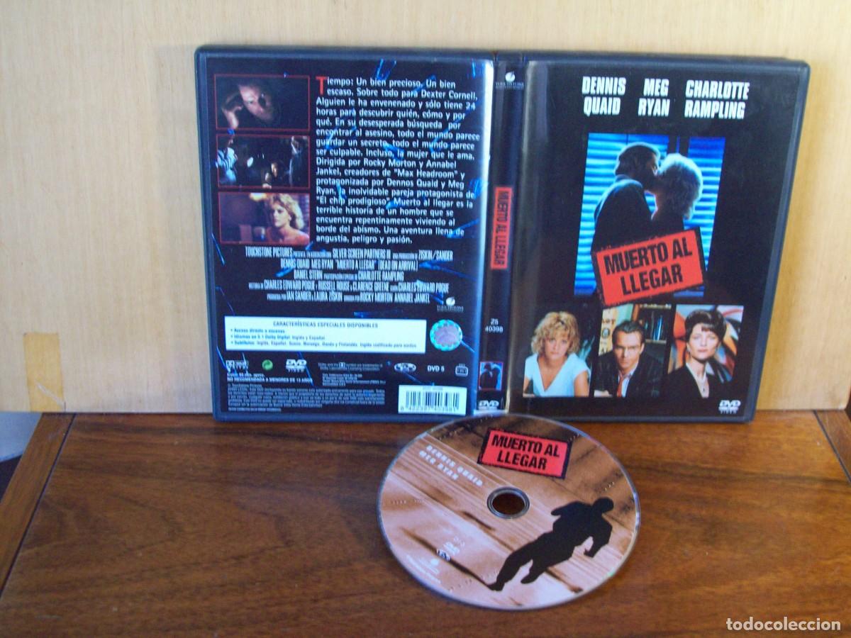 Cine: MUERTO AL LLEGAR - DENNIS QUAID - MEG RYAN - CHARLOTTE RAMPLING - DVD