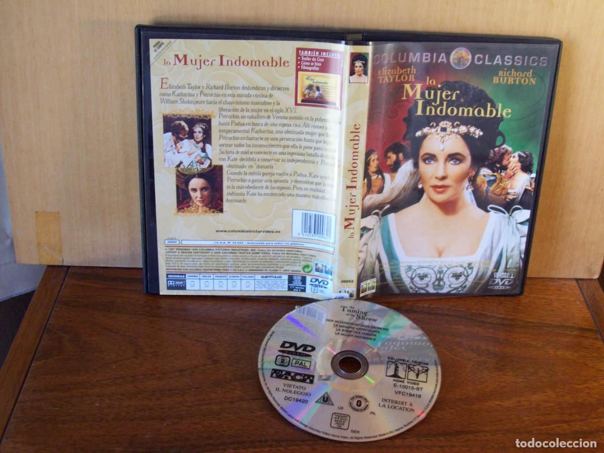 Cine: LA MUJER INDOMABLE - ELIZABETH TAYLOR - RICHARD BURTON - DVD