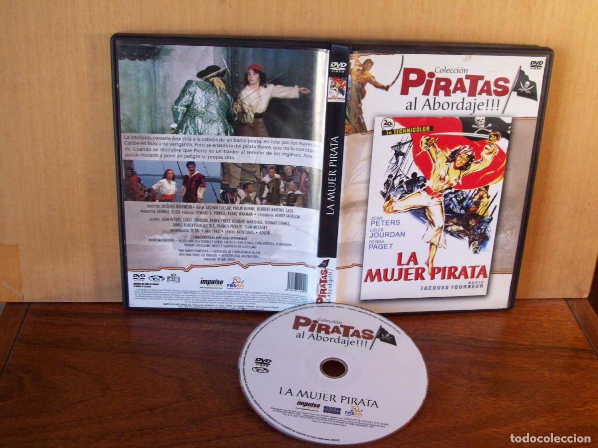 Cine: LA MUJER PIRATA - JEAN PETERS - LOUIS JOURDAN - DEBRA PAGET - DVD